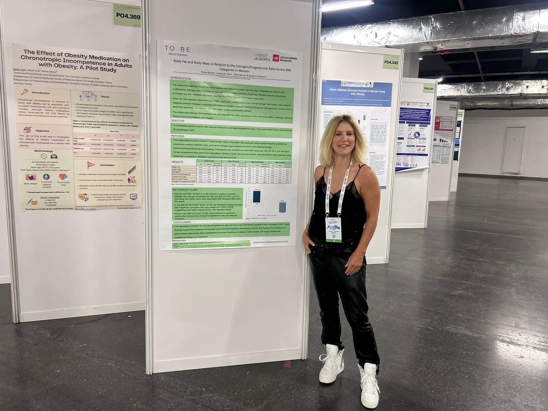 Congresso Europeu de Obesidade: TO BE. em destaque com investigação sobre saúde hormonal feminina